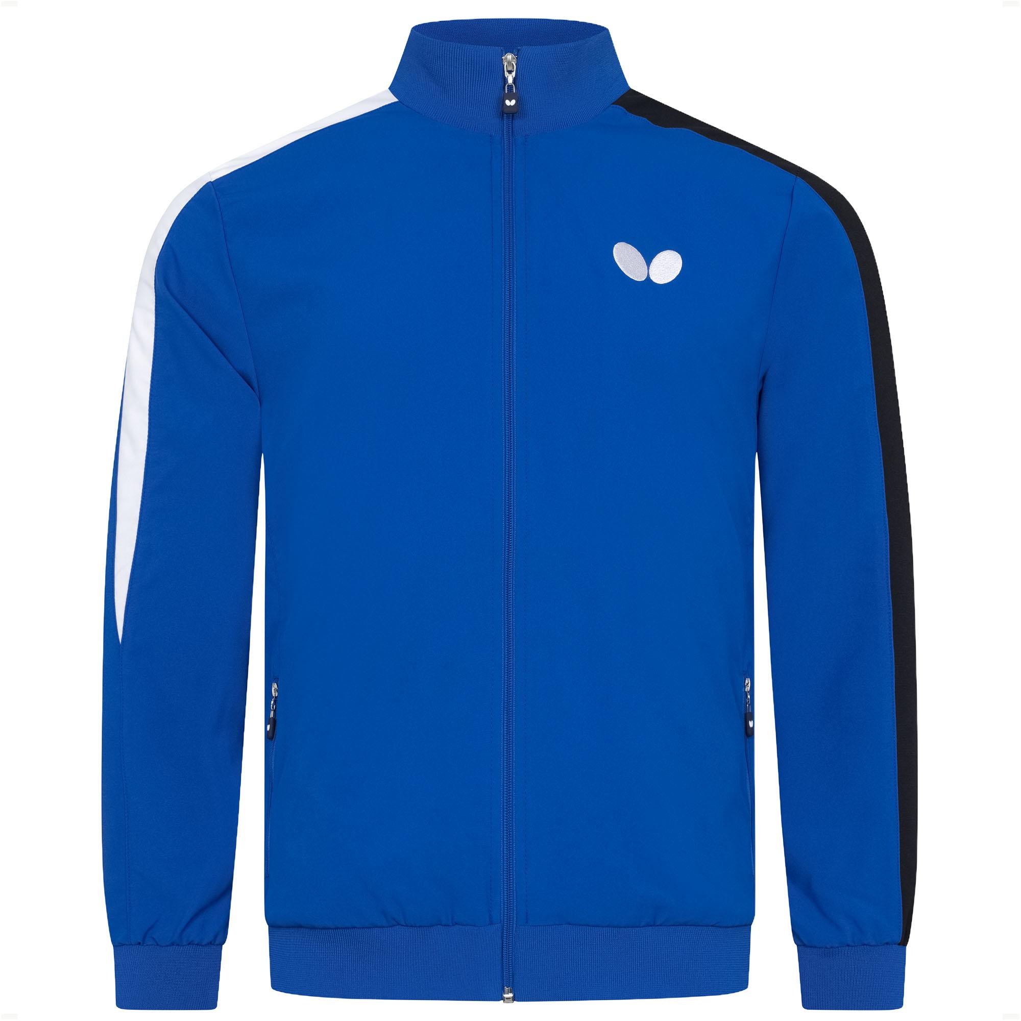 Butterfly Table Tennis Ikoma Tracksuit - Blue Jacket - Front